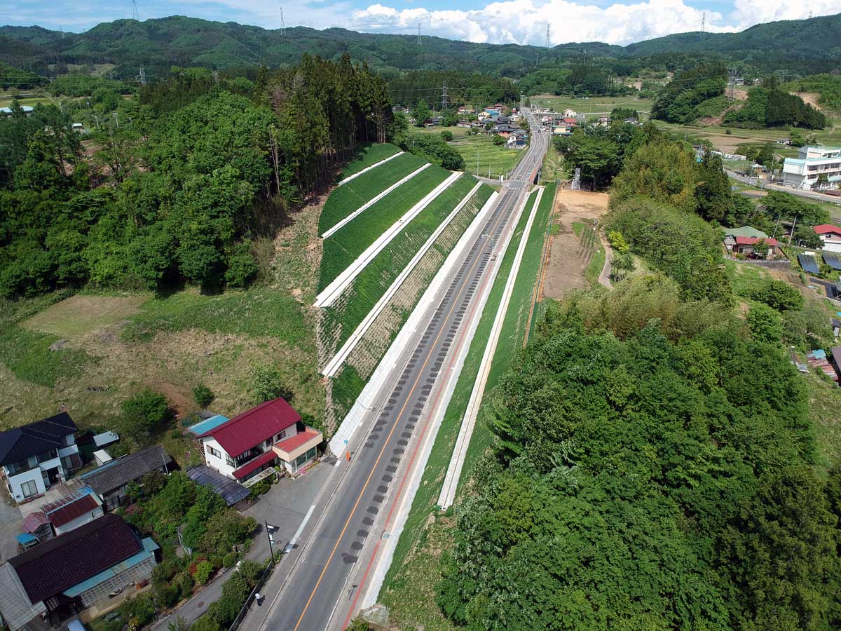 国道防災工事 国道145号 判形工区